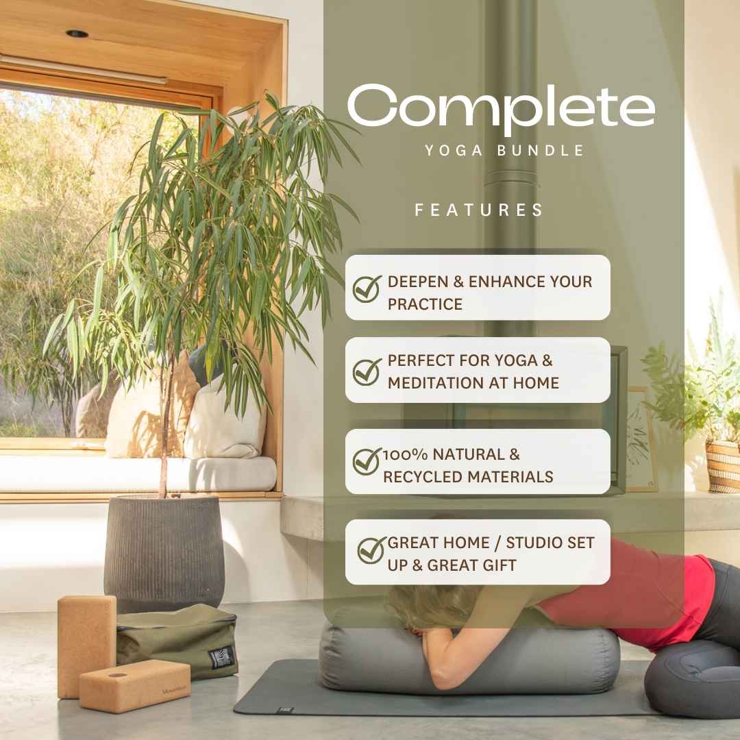 Yoga Complete Bundle - Movement Mat, Accessories Pack & Bolster