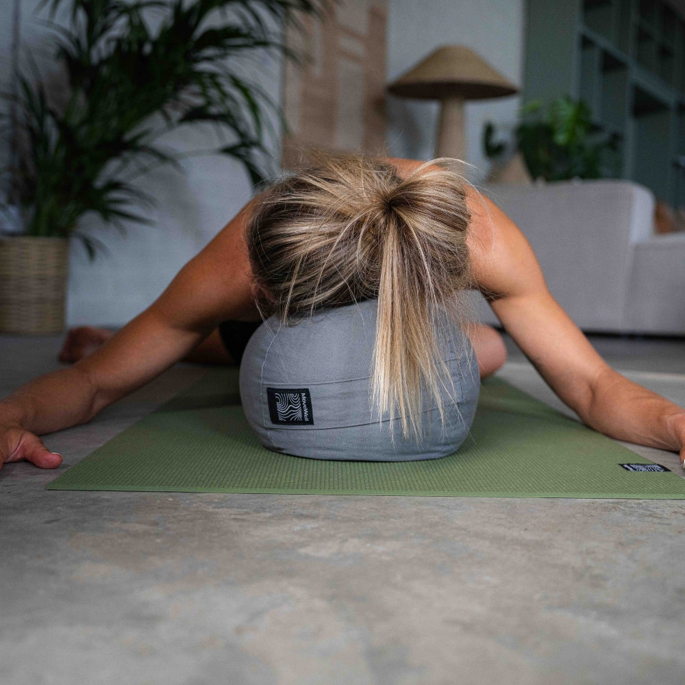 Yoga Bolster - 100% Organic Cotton and Buckwheat