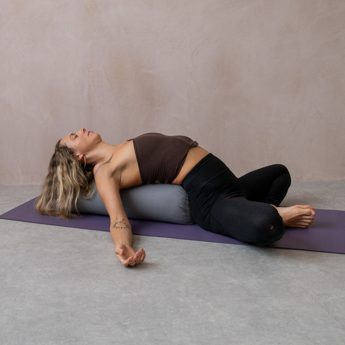 Yoga Bolster - 100% Organic Cotton and Buckwheat