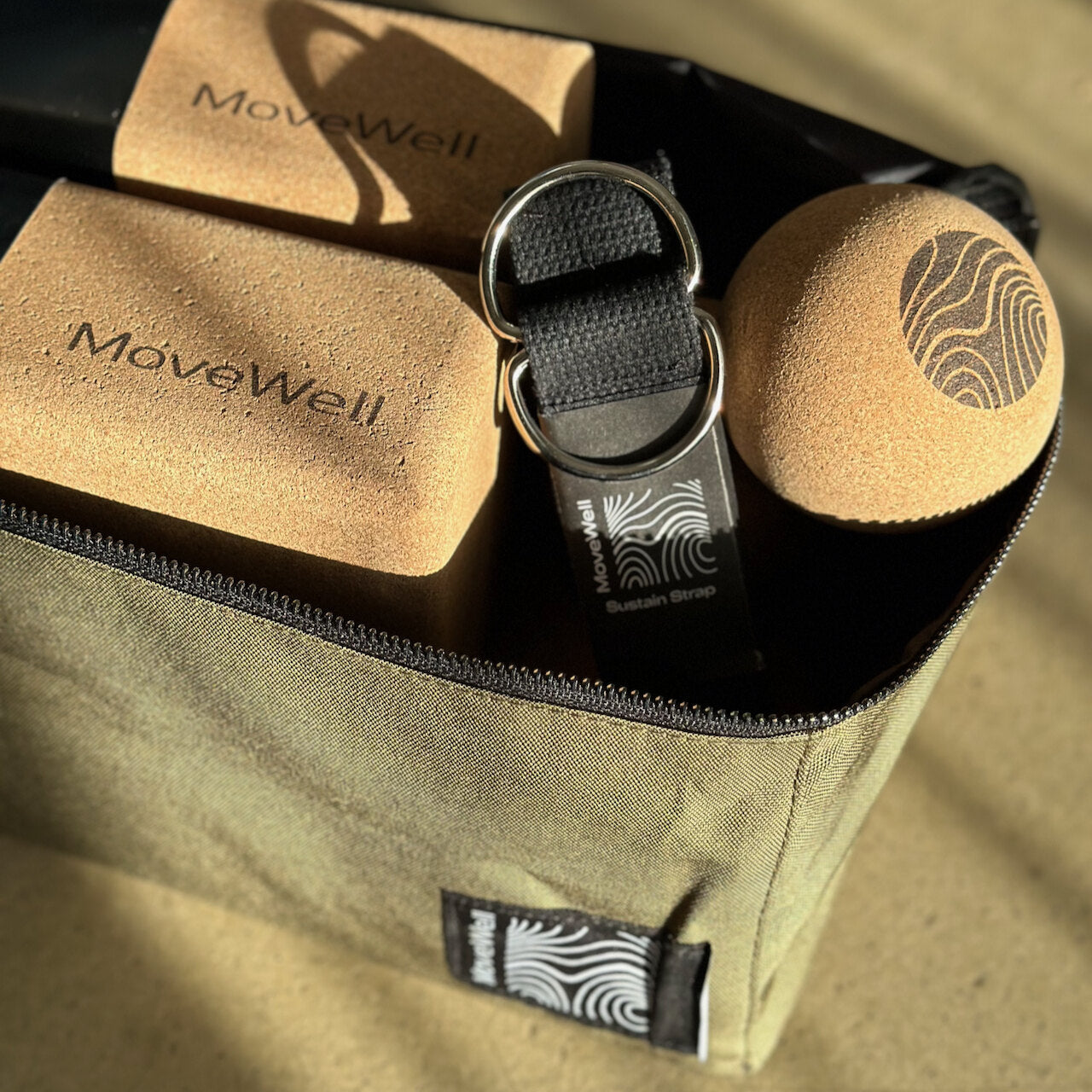 Movement Accessories Pack - Block, Bricks x 2, Peanut, Sustain Strap a ...