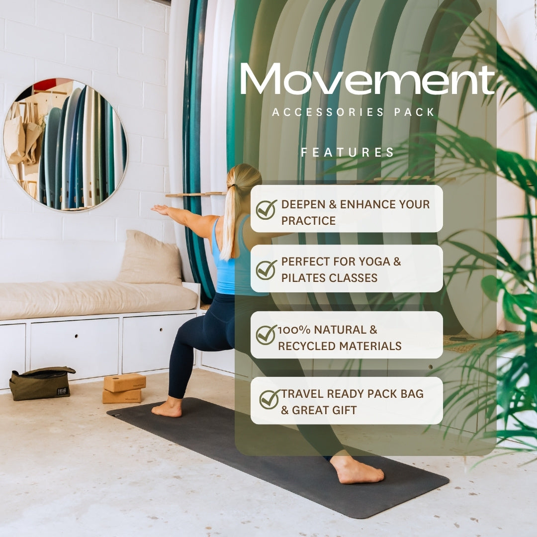 Movement Accessories Pack - Block, Bricks x 2, Peanut, Sustain Strap and Travel Bag