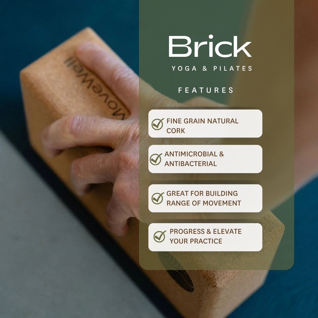 Brick - 100% Portuguese Cork Yoga Brick