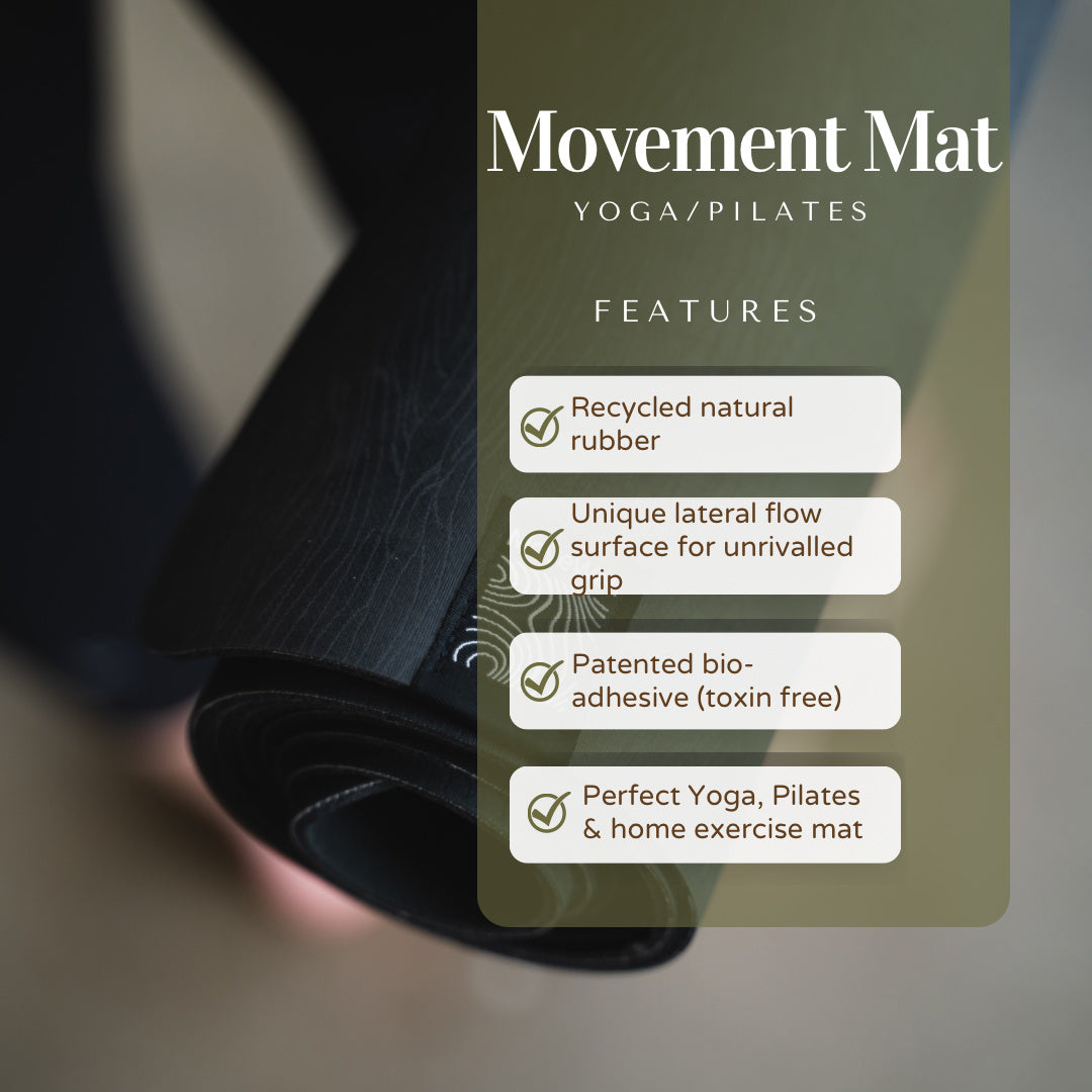 Pilates Bundle - Movement Mat, Peanut, Block, Bands Pack, Multi Band