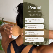 Load image into Gallery viewer, Peanut -  100% Portuguese Cork Self Massage Ball
