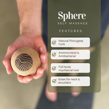 Load image into Gallery viewer, Sphere - 100% Portuguese Cork Self-Massage Ball
