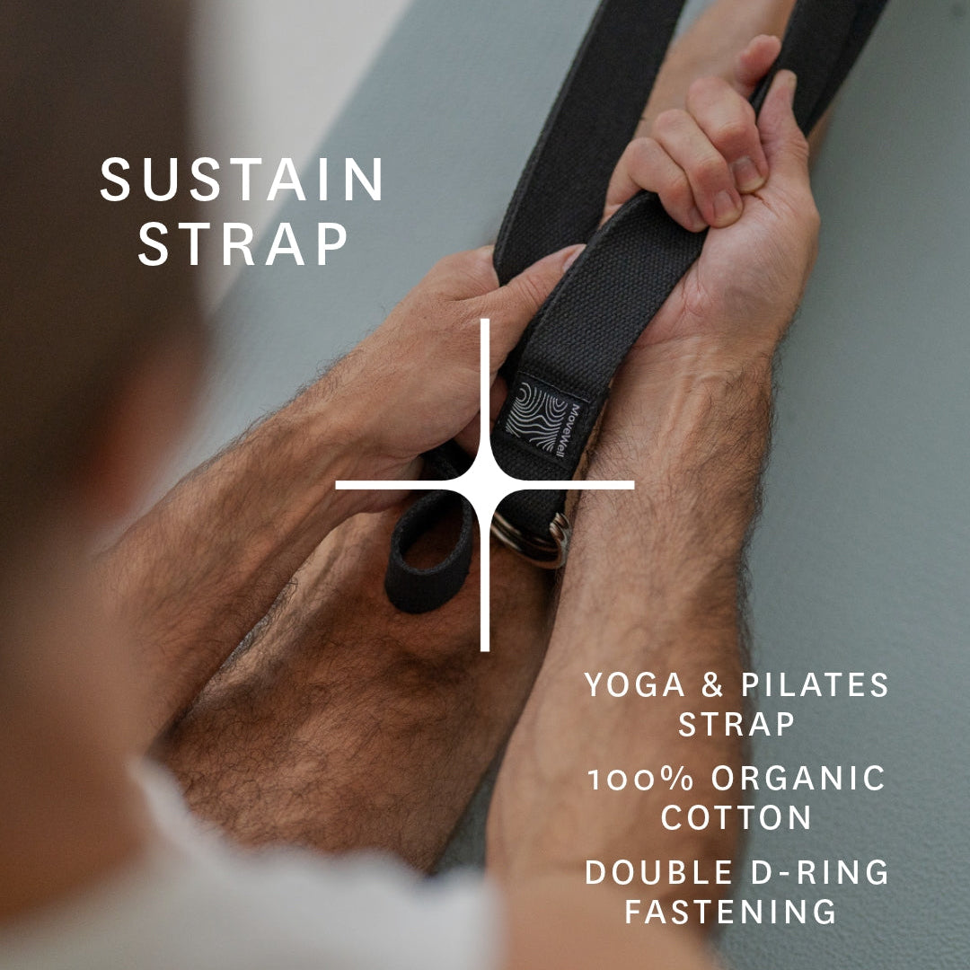 Sustain Strap  - 100% Organic Cotton Yoga & Pilates Belt