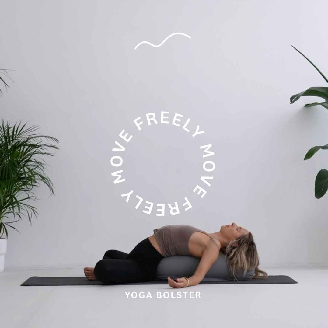 Yoga Bolster - 100% Organic Cotton and Buckwheat