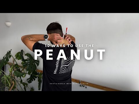Peanut Self Massage Roller -  100% Cork